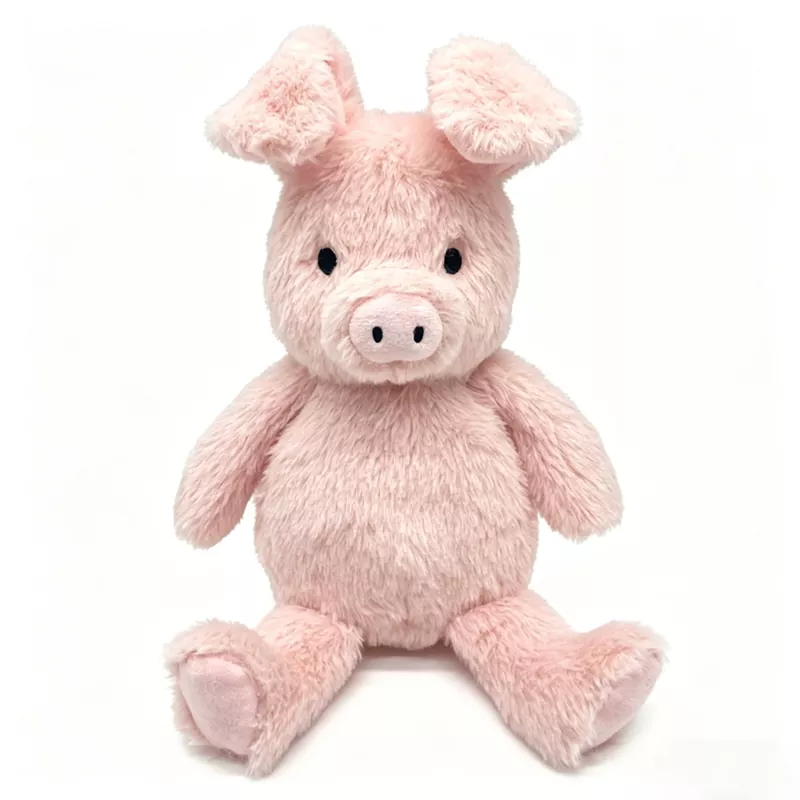 Mainan Mewah Hewan Piggy Merah Muda yang Menggemaskan